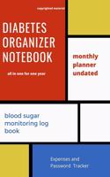 DIABETES ORGANIZER NOTEBOOK all in one for one year