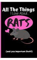 Things I Love About Rats Notebook
