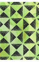 Journal Notebook Triangles With Dots Pattern 4