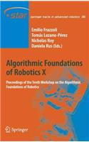 Algorithmic Foundations of Robotics X