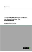 Ausführliche Erläuterungen zur Parabel für Oberstufenschüler und Studienanfänger