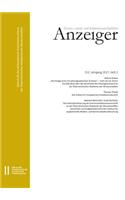 Geistes-, Sozial- Und Kulturwissenschaftlicher Anzeiger 152. Jahrgang 2017, Heft 1