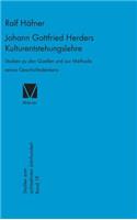 Johann Gottfried Herders Kulturentstehungslehre