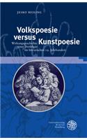 Volkspoesie Versus Kunstpoesie