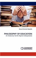 Philosophy of Education