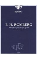 Romberg: Sonata for Cello and Piano in E Minor, Op. 38 No. 1: E Minor \ Mi Mineur \e-moll