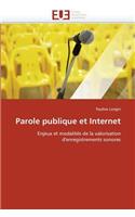 Parole publique et internet