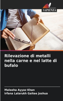 Rilevazione di metalli nella carne e nel latte di bufalo