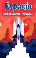 Libro para colorear espacio para ninos