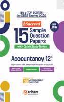 Cbse I-Succeed Sample Question Papers Accountancy Class 12th