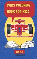 Cars Coloring Book For Kids Age 2-4