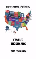 United States of America State's Nicknames