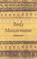 Body Measurement Worksheet