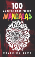 100 Amazing Magnificent Mandalas Coloring Book