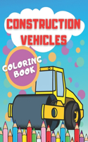 Construction Vehicles Coloring Book