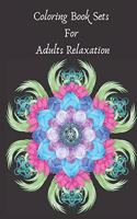 Coloring Book Sets For Adults Relaxation