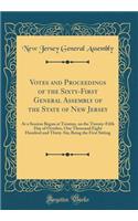 Votes and Proceedings of the Sixty-First General Assembly of the State of New Jersey: At a Session Begun at Trenton, on the Twenty-Fifth Day of October, One Thousand Eight Hundred and Thirty-Six; Being the First Sitting (Classic Reprint)
