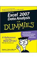 Excel 2007 Data Analysis For Dummies