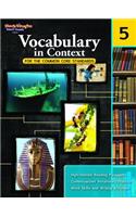 Vocabulary in Context for the Common Core Standards Reproducible Grade 5