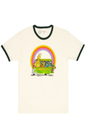 Sesame Street: Bookmobile Unisex Ringer T-Shirt X-Large