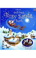 Pull-Back Busy Santa Book [With Plastic Pull-Back Sleigh, 4 Tracks]