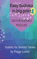 Easy Sudoku in big print 1