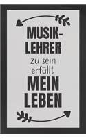 Musiklehrer zu sein: DIN A5 - Punkteraster 120 Seiten - Kalender - Notizbuch - Notizblock - Block - Terminkalender - Abschied - Abschiedsgeschenk - Ruhestand - Arbeitsko