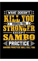 What doesn't kill you makes you stronger except Sambo practice Sambo practice will kill you