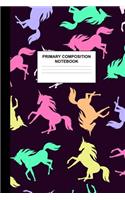 Primary Composition Notebook: Writing Journal for Grades K-2 Handwriting Practice Paper Sheets - Lovable Unicorn School Supplies for Girls, Kids and Teens - Preschool, Kindergart