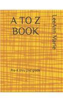 A to Z Book