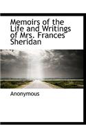 Memoirs of the Life and Writings of Mrs. Frances Sheridan