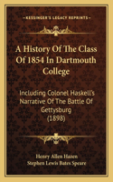 History Of The Class Of 1854 In Dartmouth College