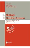 Multiple Cassifier Systems: 5th International Workshop, MCS 2004, Cagliari, Italy, June 9-11, 2004 Proceedings