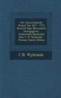 Het Amsterdamsche Tooneel Van 1617 - 1772