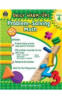 Daily Warm-Ups: Problem Solving Math Grade 4