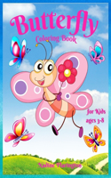 Butterfly Coloring Book for Kids age 3-8