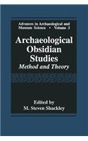 Archaeological Obsidian Studies