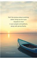 Don't Be Anxious Scripture Series Bulletin (Pkg of 50)