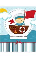 Baby's First Memory Book: Baby's First Memory Book; Sailor Baby(English)