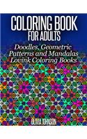 Coloring Book for Adults - Doodles, Geometric Patterns and Mandalas