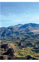 Terraced Field in Colca Canyon Peru Journal: 150 page lined notebook/diary