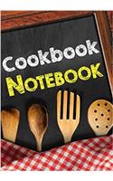 Cookbook Notebook: Blank Recipe Cookbook Journal V1