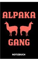 Alpaka Gang Notizbuch