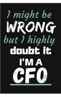 I Might Be Wrong But I Highly Doubt It I'm a CFO