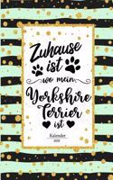 Yorkshire Terrier Kalender 2020: Geschenk Wochenplaner, Terminkalender 2020 für Hundebesitzer, Frauchen Herrchen eines Hundes. Lustiger Spruch Geschenkidee zu Weihnachten unter 10 E
