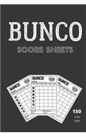 Bunco score sheets: 150 pages large number of pages, to enjoy more of your favorite dice game, the ideal gift for bunco players, bunco dice game, bunco score cards, bun