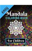 Easy Mandala Coloring Books for Children