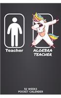 Teacher - Algebra Teacher 52 Weeks Pocket Calender