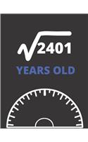Square Root Of 2401 Years Old