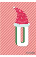 Initial X-mas Letter O Notebook With Funny X-mas Bear., X-mas First Letter Ideal for For Boys/ Girls, Christmas, Gift and Notebook for School: Lined Notebook / Journal Gift, 120 Pages, 6x9, Soft Cover, Matte Finish